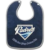 San Diego Padres Two-Toned Snap Baby Bib