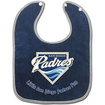 San Diego Padres Two-Toned Snap Baby Bib