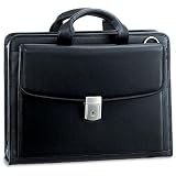 Jack Georges Metropolitan Light 1 1/2 Ring Binder w/ Handle & Shoulder Strap
