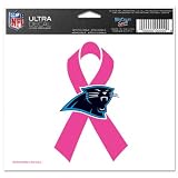 Carolina Panthers Breast Cancer Awareness 4x6 Ultra Decal