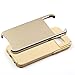S6 Case, Lumsing™ Fashion Luxury Hard Soft Heavy Duty Rugged Shockproof Luxury Armor Defender Slim Protective Rubber Bumper Case Cover For Samsung Galaxy S6 (Gold/Gold)