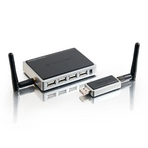 Cables To Go 29570 TruLink 4-Port Wireless USB Hub and Adapter Kit (Black) by Cables To Go