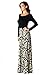 On Trend Women's Seasons Change Long Sleeve Maxi Dress & Damask Floor Length