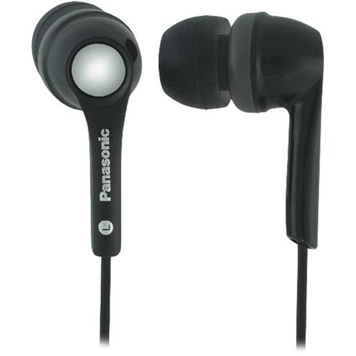 Panasonic RP-HJE200 Portable Earbud Headphones (Black)