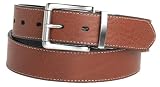 Nautica Men's 1 1/3 Leather Reversible Belt, Tan/Black