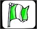 Decorated Mouse Pad with International, Nigeria, 