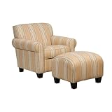 Cabana Mocha Westmont Chair & Ottoman Cabana - Chair and Ottoman