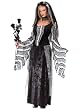 Black Rose Spirit Sorceress Dark Gothic Halloween Costume