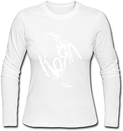 YHYT Korn Band American Nu Metal Band Women Long Sleeve T-Shirt White XL