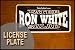 Ron White Tater Salad License Plate