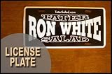 Ron White Tater Salad License Plate