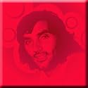 George Best Portrait Canvas Art Print Red Manchester United Picture Framed 50 x 50cm