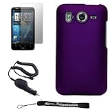 Purple Smooth Design Cover / 2 Piece Snap On Crystal Protective Hard Case f ....