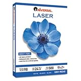 New-Universal 98240 - Laser Paper, 98 Brightness, 24lb, 8-1/2 x 11, White,  ....