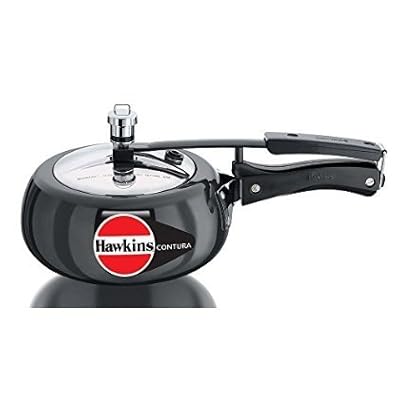 Hawkins Contura Hard Anodised Pressure Cooker, 2 Litres