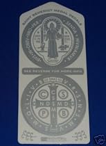VECHICLE DECAL - SAINT BENEDICT MEDAL "Catholicgiftstore"