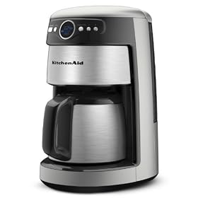 Buy KitchenAid 12-Cup Thermal Carafe Coffee Maker, Countour Silver