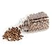 YESURPRISE 1000pcs Copper Micro Link Tubes Rings 3.5mm Beads Lined for I Tip Hair Extension Dark Blonde