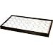 36 White Foam Gem Jars Travel Case Display Tray Insert