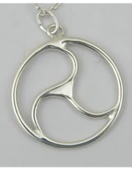 The Celtic Triskele Pendant in Sterling Silver Made in America