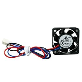 Delta AFB0412LB-F00 40 x 40 x 15mm Case Fan, RPM: 5000 RPM, Air Flow: 6.5 CFM, Noise Level: 18.5 dBA
