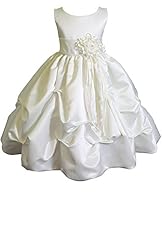 Girls Ankle Length Flower-Girl Dress/Pageant Dress/Party Dress/Wedding Dress 