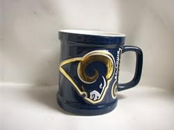 St. Loius Rams 3-D Sculpted 11 oz Coffee Mug