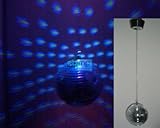 Disko-Kugel Disco-Diskokugel Dreh-Motor+LED-Beleuchtung