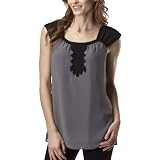 Merona® Collection Women's Charleston Top - Grey/Ebony - Large
