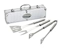 Grill-Set Barbecue Set 3-teilig im Aluminiumkoffer mit Grillzange, Grillgabel und Grillwender
