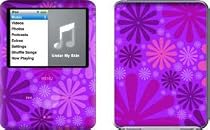 Purple Punch Design Protective Decal Skin Sticker for Apple iPod nano 3G (3rd Generation) 4GB/ 8GB Player