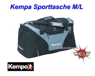 Kempa Handball Teambag / Sporttasche M/L, marine/storm