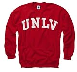 UNLV Runnin Rebels Red Arch Crewneck Sweatshirt