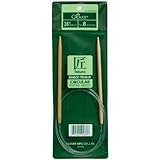 Clover Takumi Bamboo Circular 36-Inch Knitting Needles, Size 8