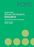 PONS Wörterbuch Schule und Studium. Englisch. Studienausgabe