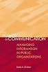The Power of Communication: Managing Information in Public Organizations