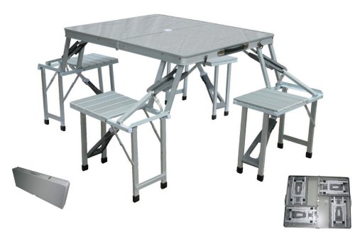 4 Way Folding Camping Table with 4 Seats-TA-8109/With FREE FOOD COVER