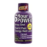 Nve Pharmaceuticals 133EA 2oz. 6-Hour Sugar-Free Power Energy Shots - Juicy Grape Flavor (12 Each)