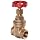 Milwaukee Valve 105 Series Bronze Gate Valve, General Service, Class 125, Non-Rising Stem, NPT Female