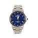 Fortune 'Baton' WAT1100MBU Elegant Silver and Gold 2tone Navy Face Men Watch for Gift, Apparel