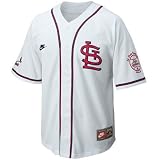 Nike St Louis Cardinals White Cooperstown Baseball Jersey