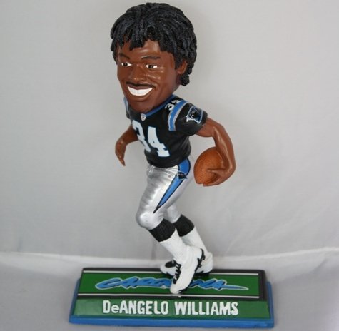 DeAngelo Williams Carolina Panthers End Zone Bobblehead Figurine