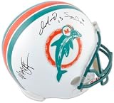 Mark Clayton signed Miami Dolphins Greats Full Size Replica Helmet (3 signatures) w/ Marino & Duper