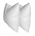 Pillowflex Synthetic Down Alternative Pillow Inserts for Shams - Comfy Pillows for Sleeping, Perfect Pillow & Best Sleeping Pillows, Handmade Down Alternative Throw Pillow Inserts - (18x18 Set of 2)
