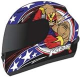 KBC VR-1X HERO RED_WHITE_BLEU MOTORCYCLE Full-Face-Helmet