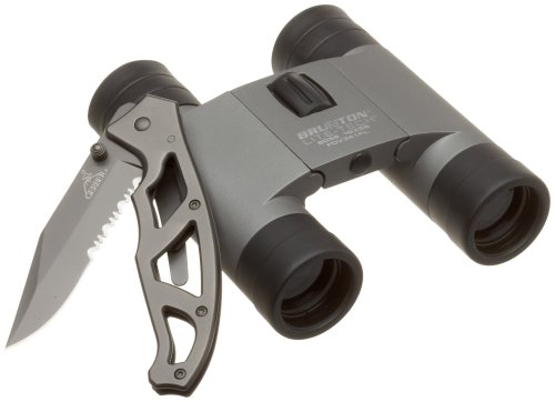 Brunton Litetech Binocular and Gerber Paraframe Knife Combo Set