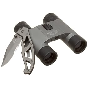 Brunton Litetech Binocular and Gerber Paraframe Knife Combo Set by 