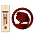 pomeranian43 - Pomeranian Wind Chimes XSMALL Bronze