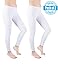 Sexy Basics Womens Ultra Soft Cotton Stretch Full Length Footless Leggings Skinny Pant Tights | Multi Packs & Colors