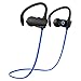 SoundPEATS Bluetooth Headphones Sweat Resistant Wireless In-ear Stereo Earphones for Exercise (Bluetooth 4.1, aptx, Secure Ear Hooks Design, 6 Hours Play Time, Upgraded Version) - Q9A+ Blue